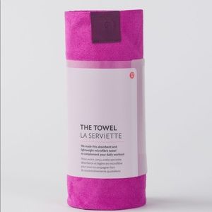 Lululemon Pink The Towel + The Small Towel